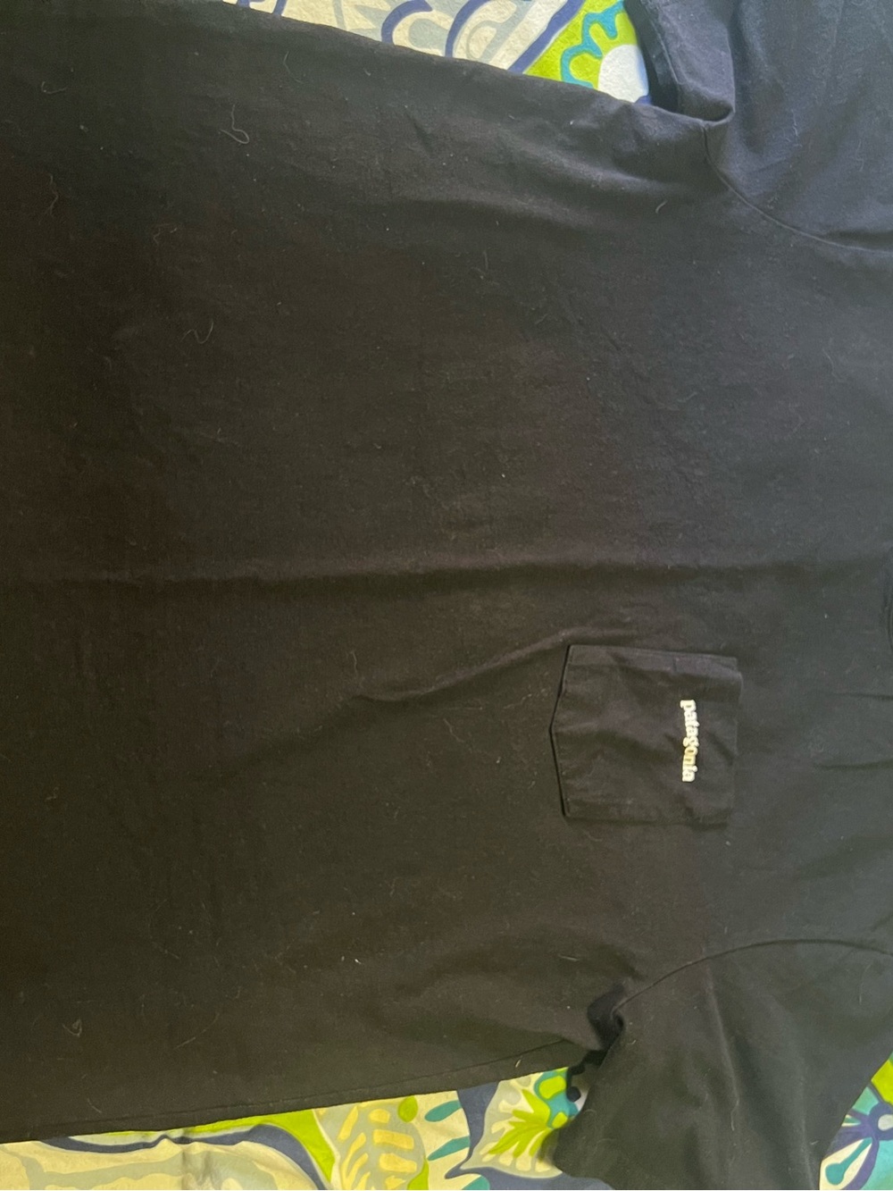 Patagonia Black Tee with pocket
